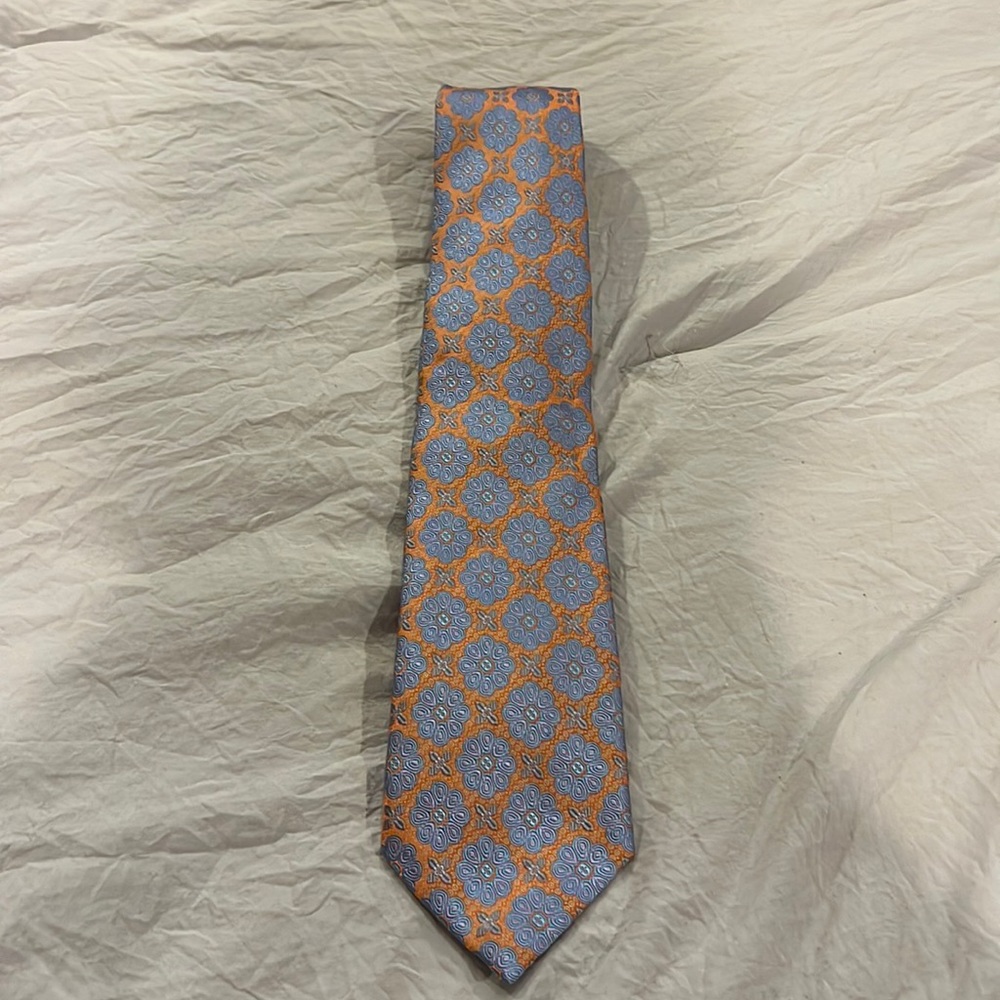 Orange and Blue Tie